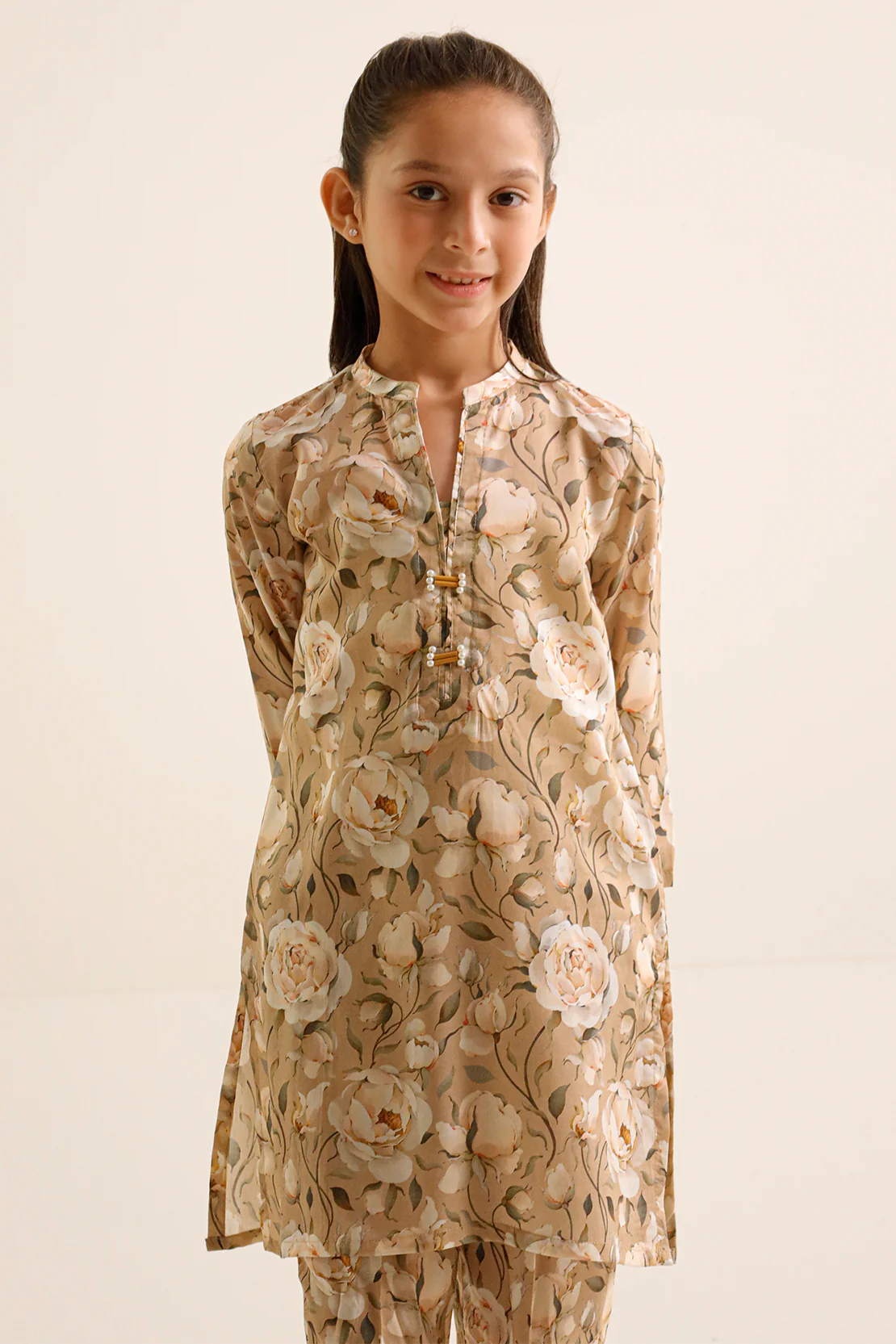 Printed Silk Touch Stitched Shirt/trouser For Kids - Image 2