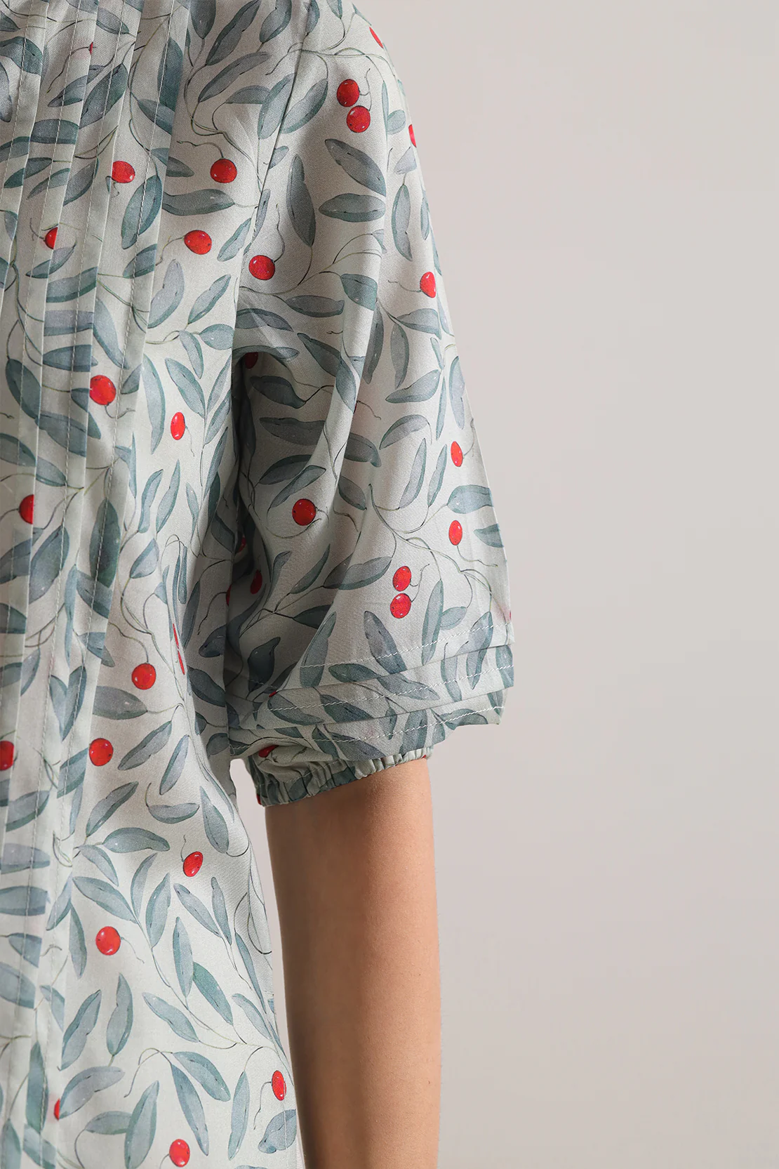 Printed Silk Touch Stitched Shirt - Image 4