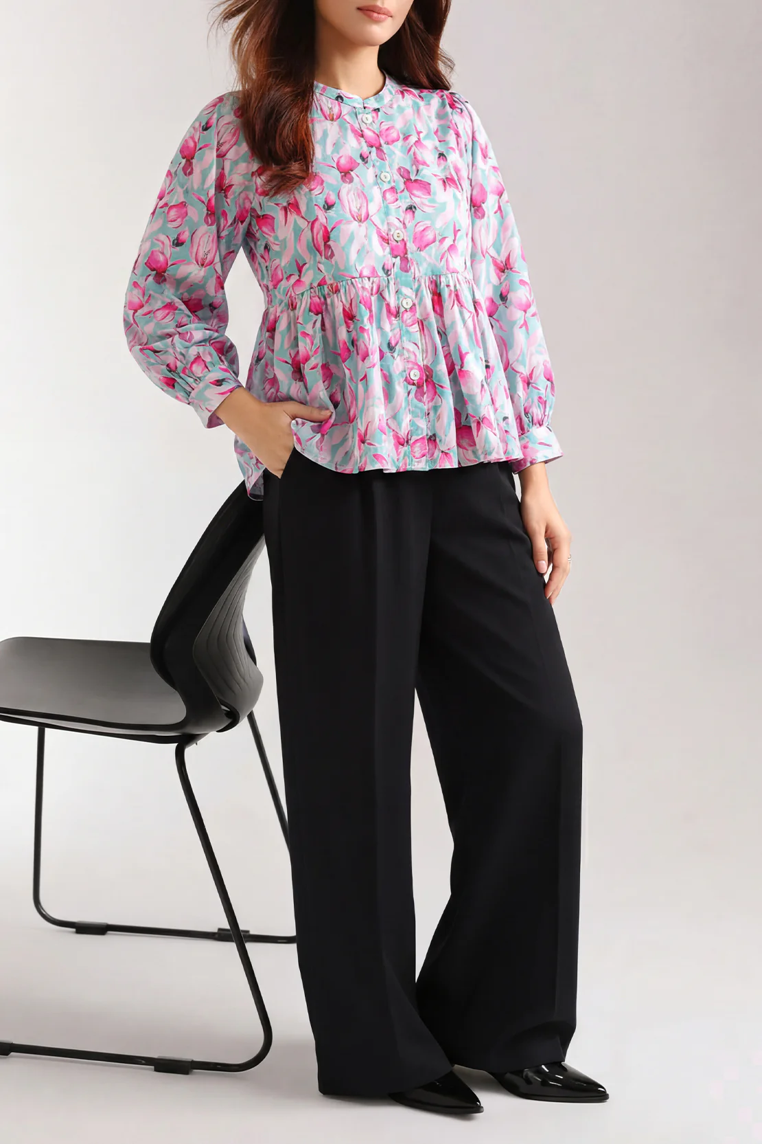 Printed Silk Touch Stitched Shirt