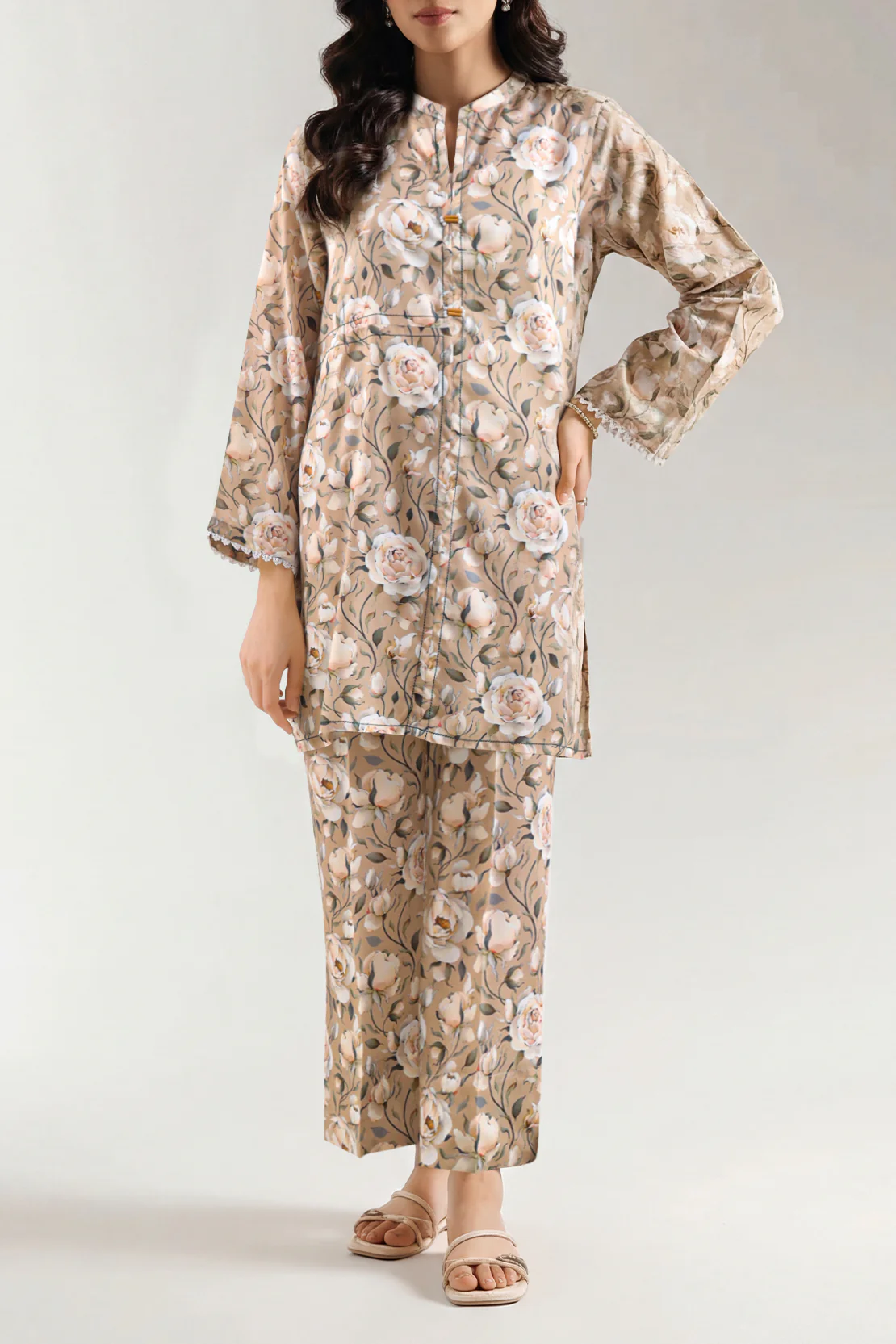 Printed Silk Touch Stitched Shirt