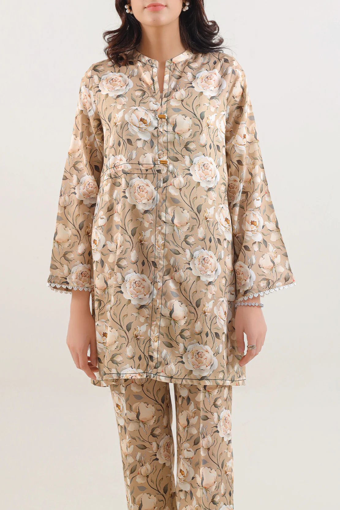 Printed Silk Touch Stitched Shirt - Image 2