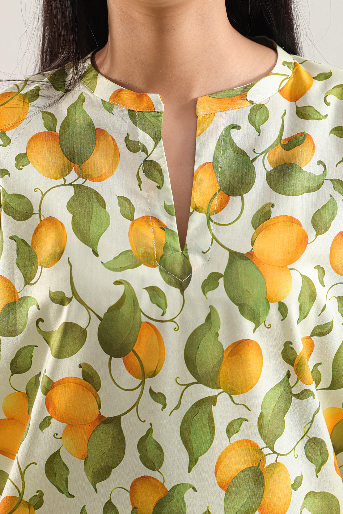 Printed Silk Touch Stitched Shirt - Image 3