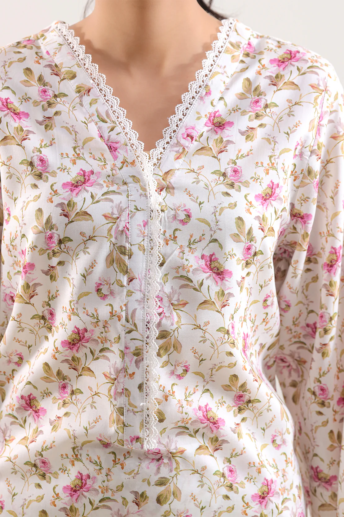 Printed Silk Touch Stitched Shirt - Image 2