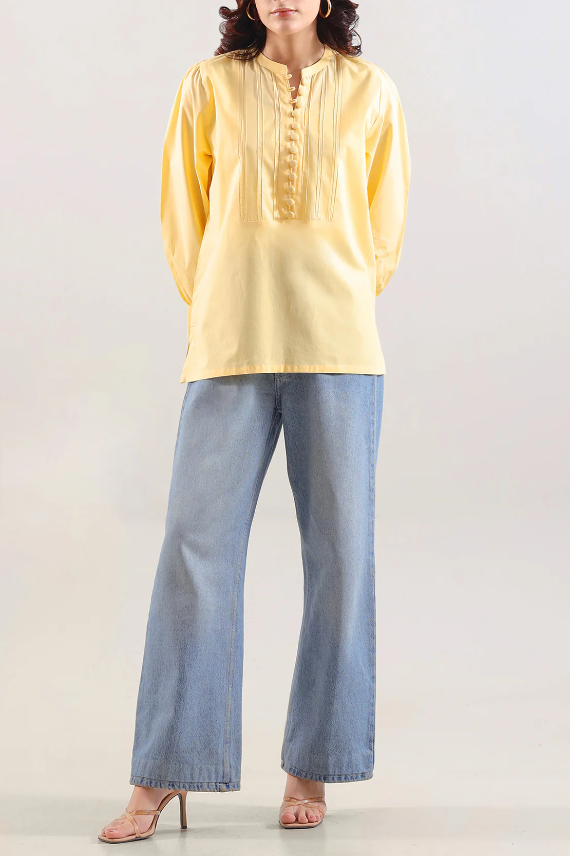 Printed Poplin Stitched Shirt