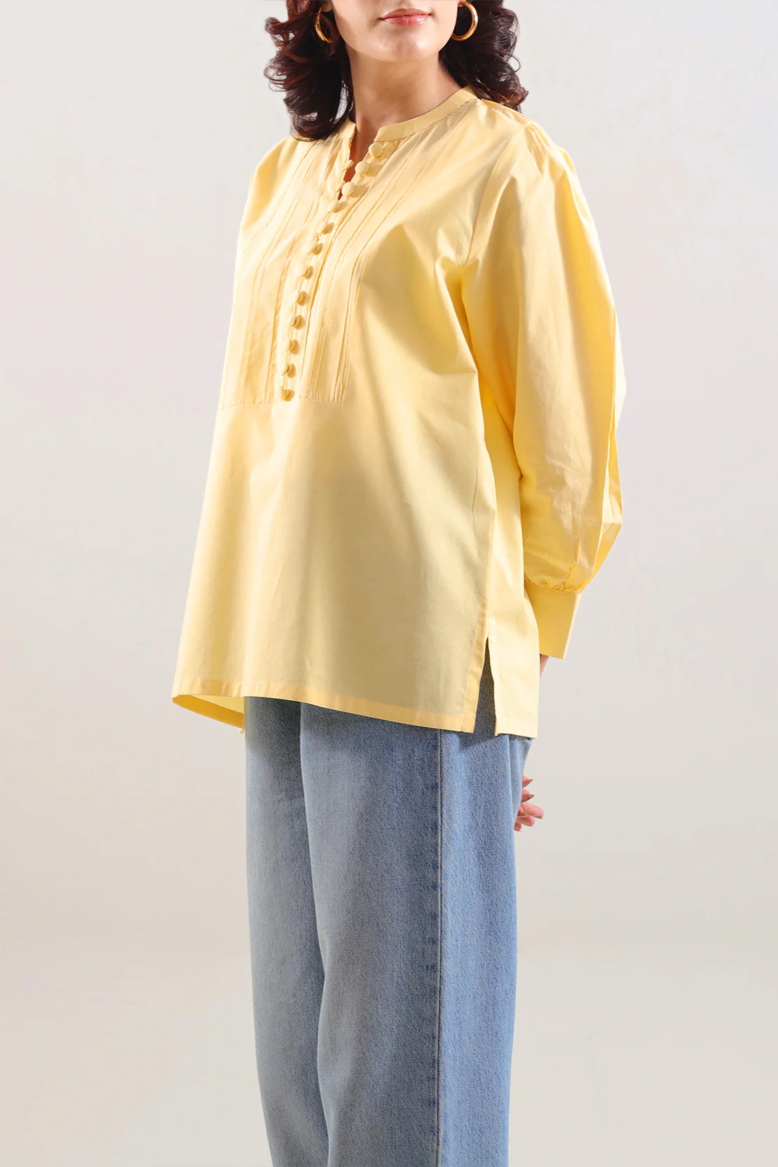 Printed Poplin Stitched Shirt - Image 3