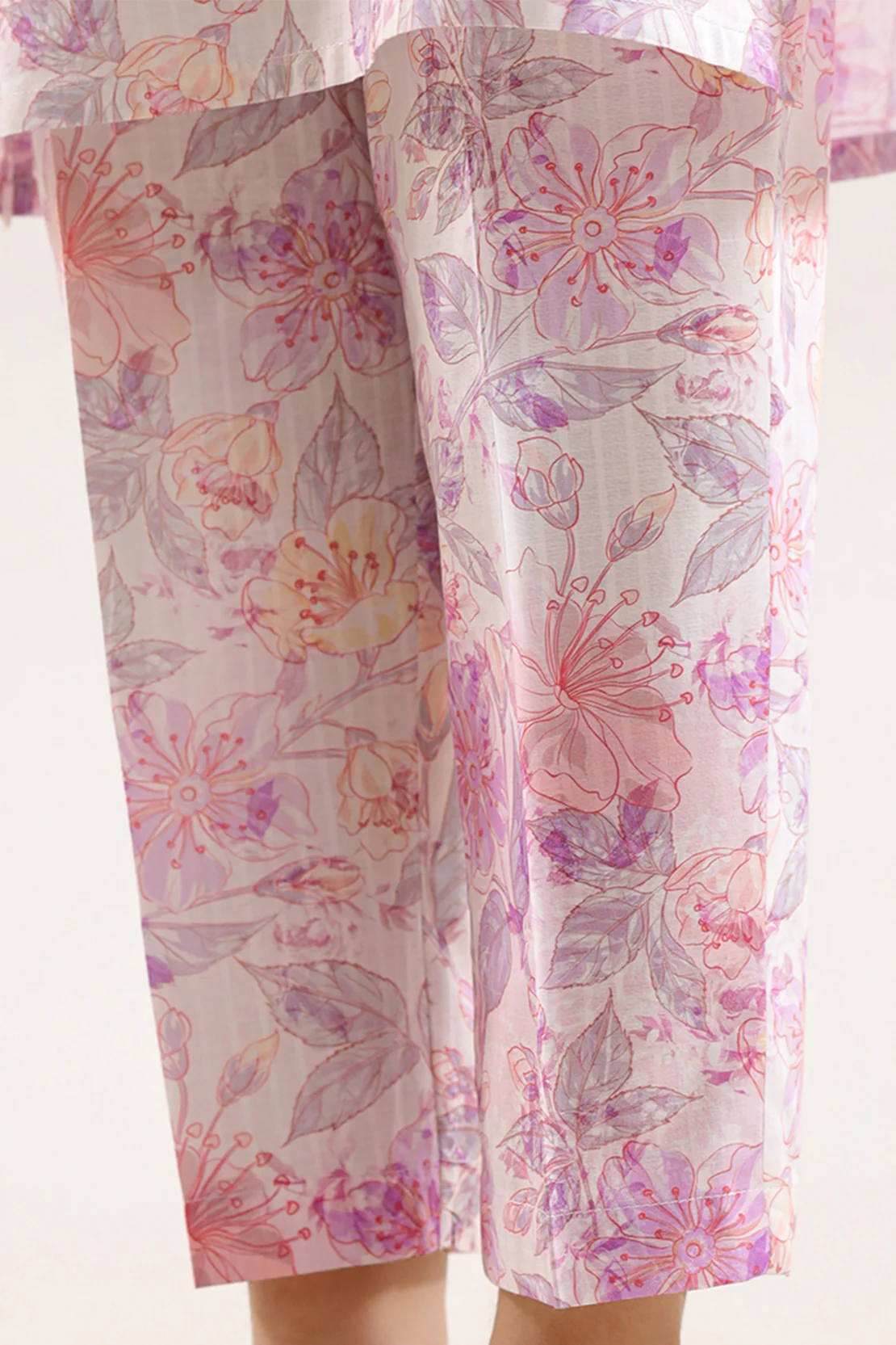 Printed Self Strip Lawn Stitched 2 Piece (Shirt/Trouser) For Kids - Image 7