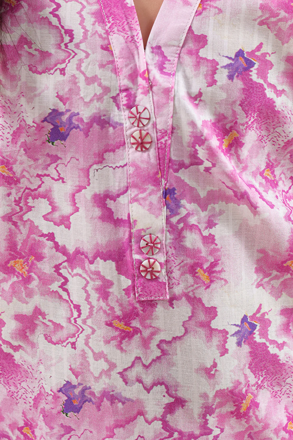 Printed Self Strip Lawn Stitched 2 Piece (Shirt/Trouser) For Kids - Image 5