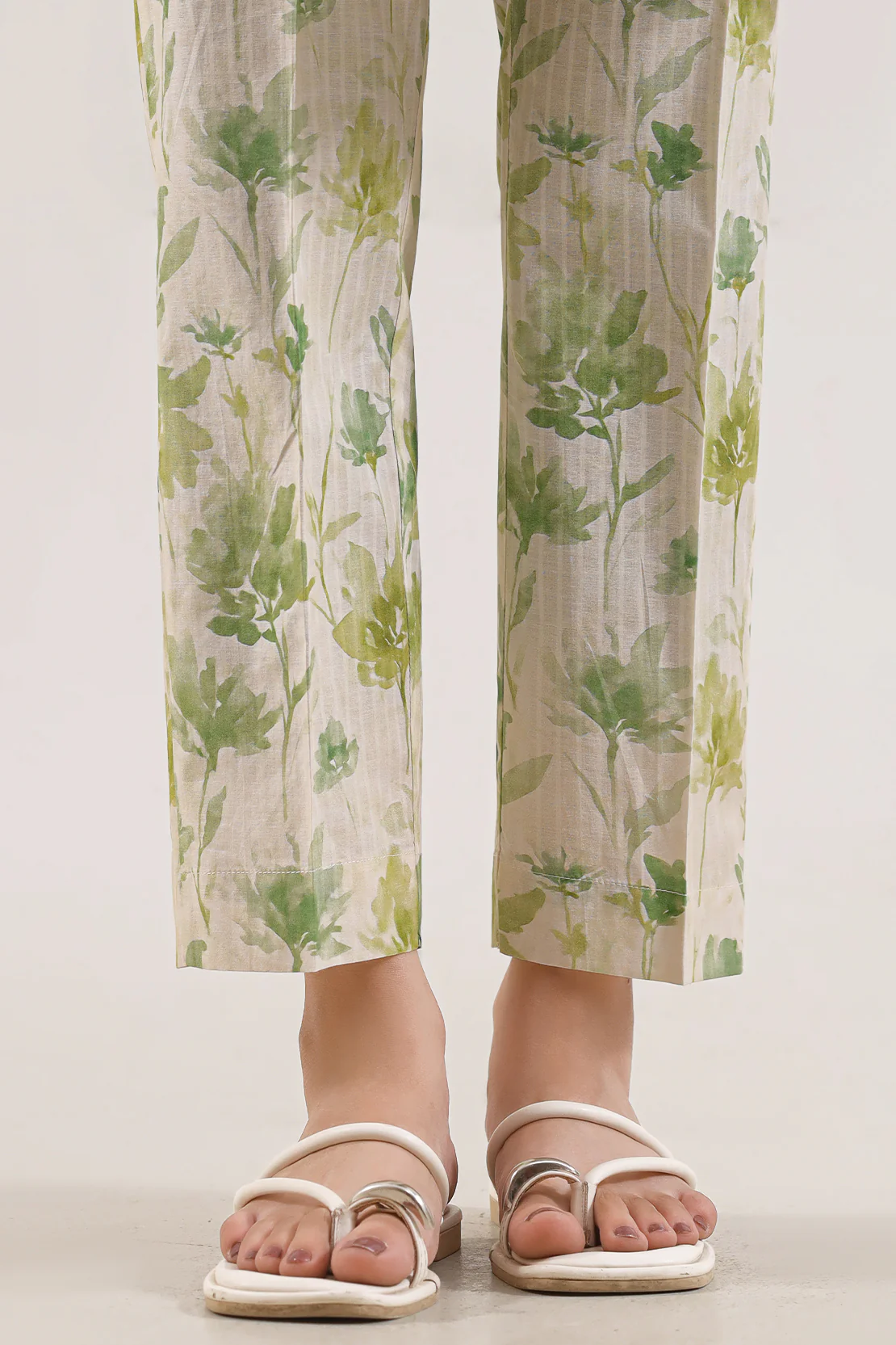 Printed Self Strip Lawn Stitched 2 Piece (Shirt/Trouser) - Image 5