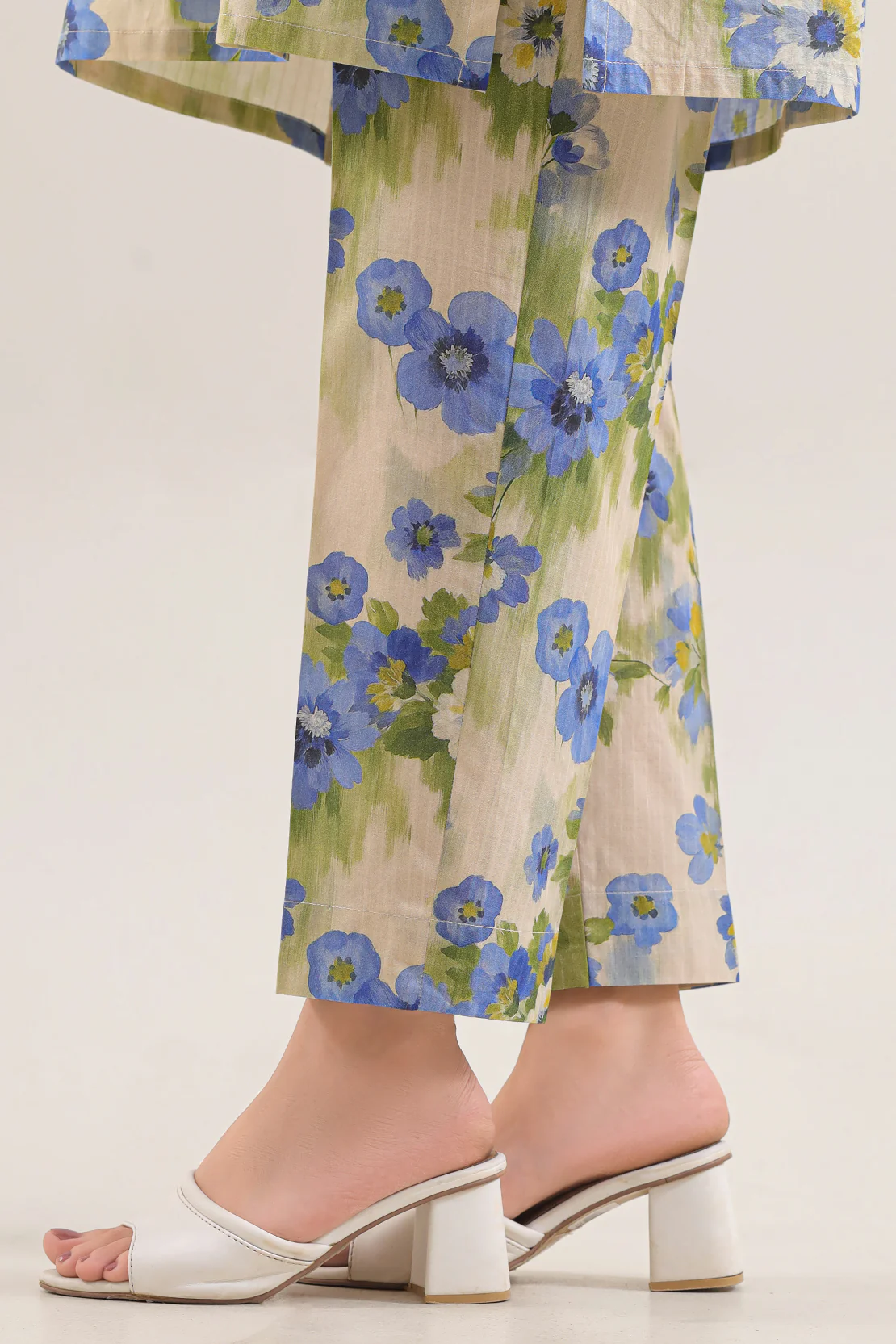 Printed Self Strip Lawn Stitched 2 Piece (Shirt/Trouser) - Image 5