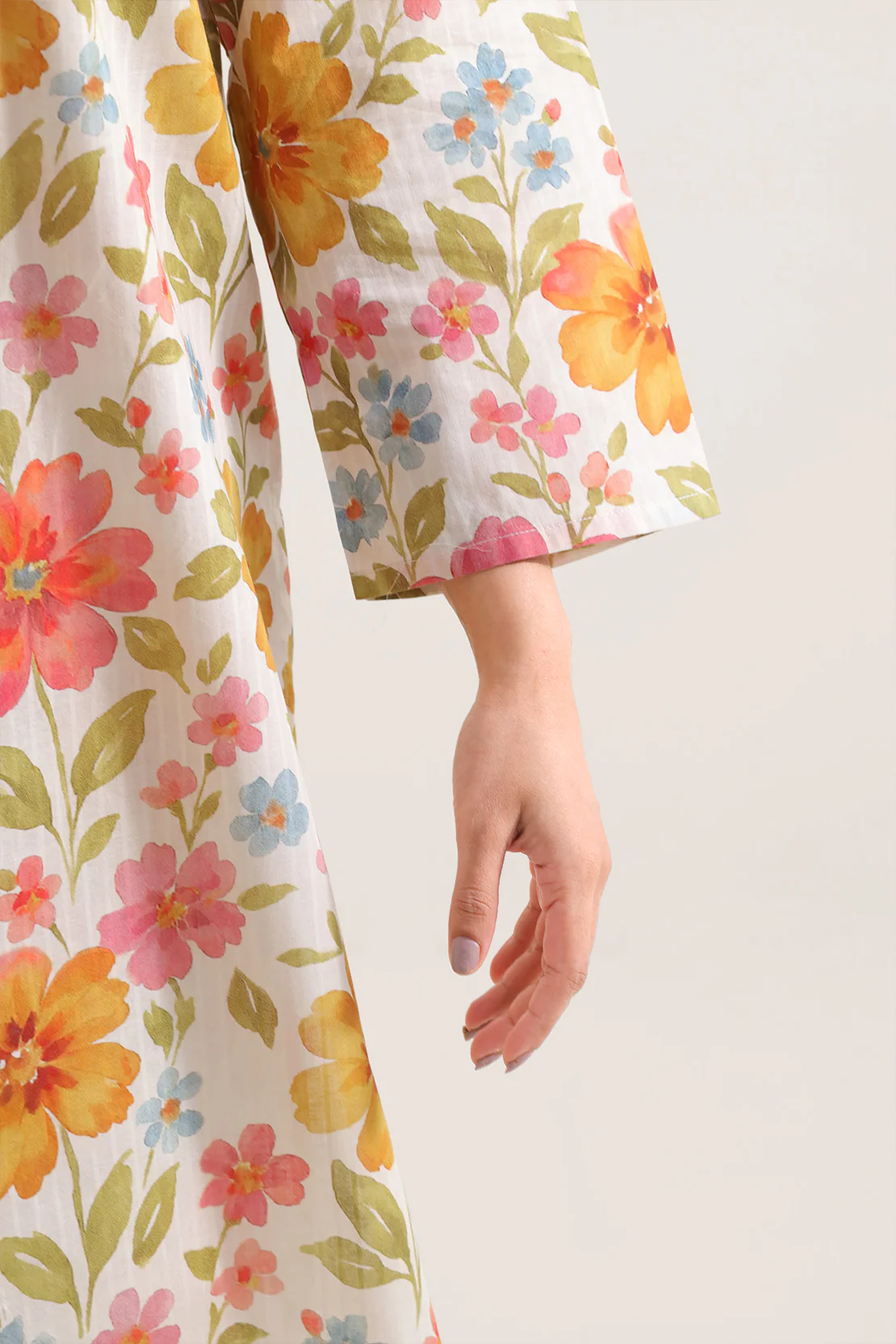 Printed Self Strip Lawn Stitched 2 Piece (Shirt/Trouser) - Image 5