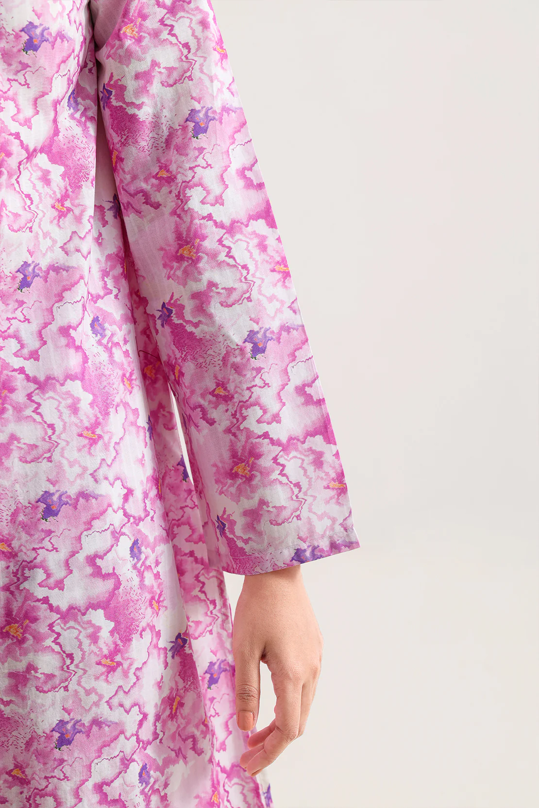 Printed Self Strip Lawn Stitched 2 Piece (Shirt/Trouser) - Image 4