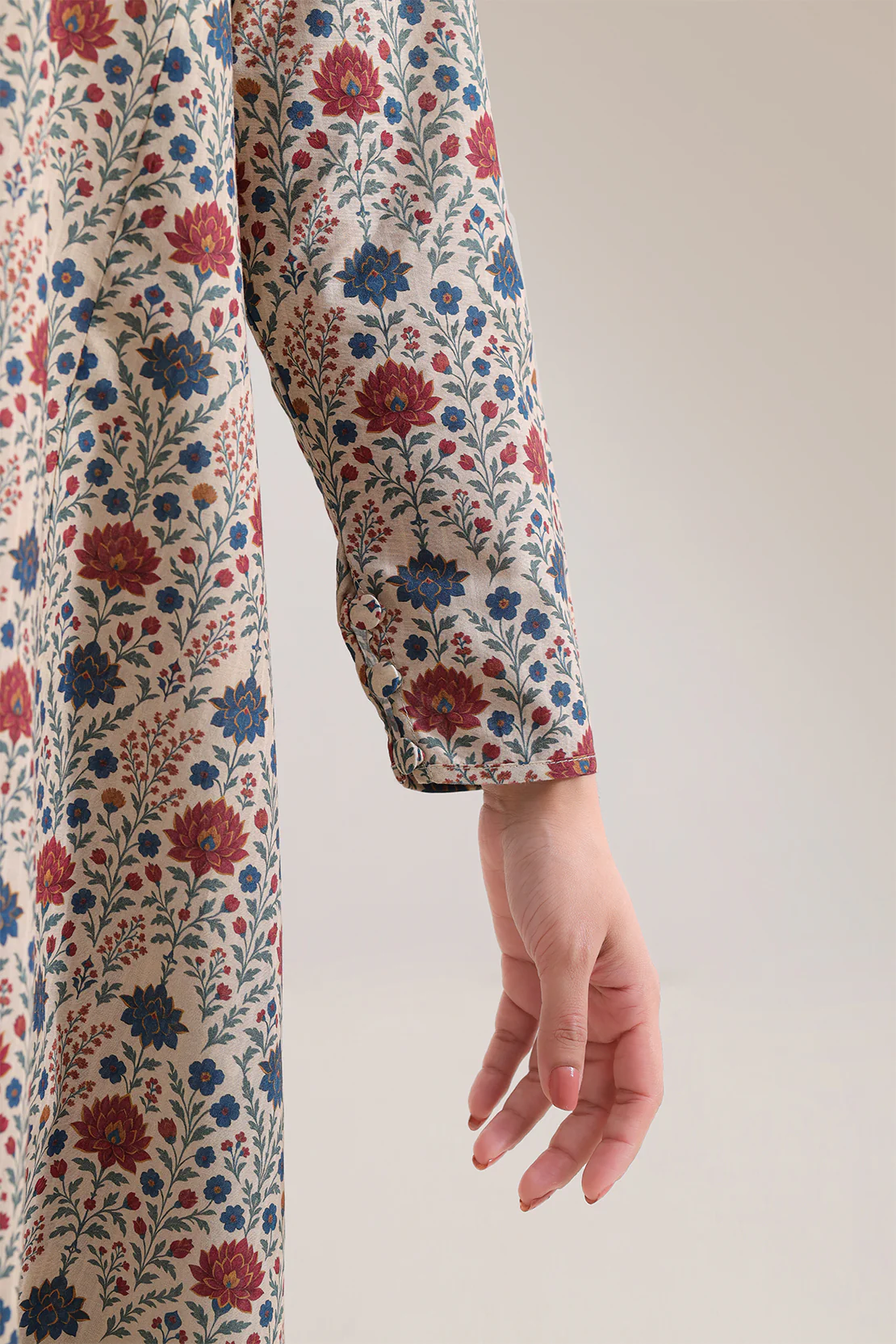 Printed Self Strip Lawn Stitched 2 Piece (Shirt/Trouser) - Image 4