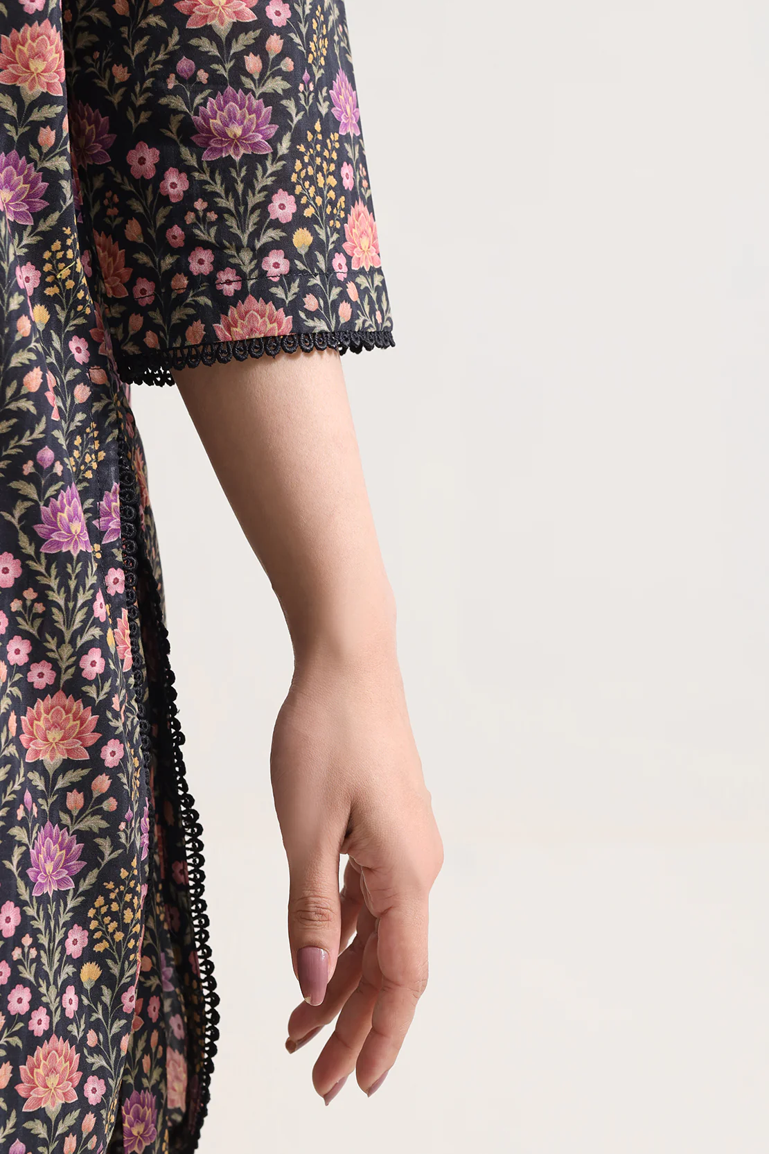 Printed Self Strip Lawn Stitched 2 Piece (Shirt/Trouser) - Image 4