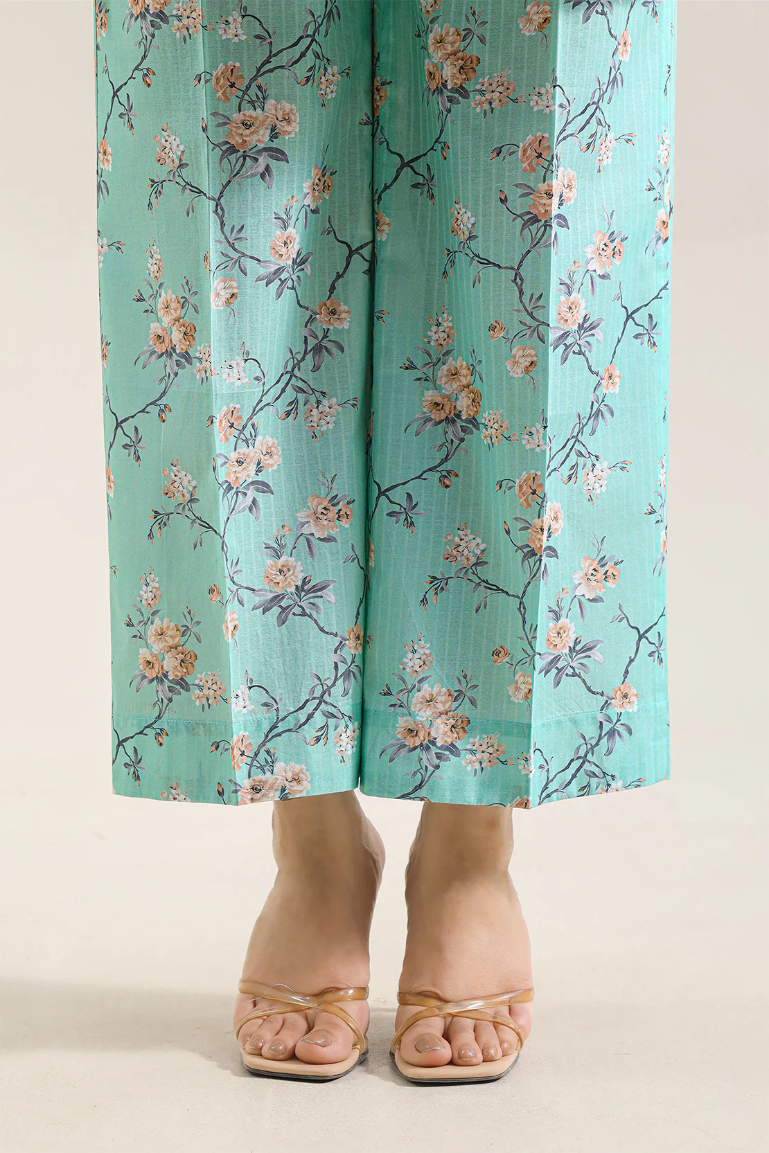 Printed Self Strip Lawn Stitched 2 Piece (Shirt/Trouser) - Image 5