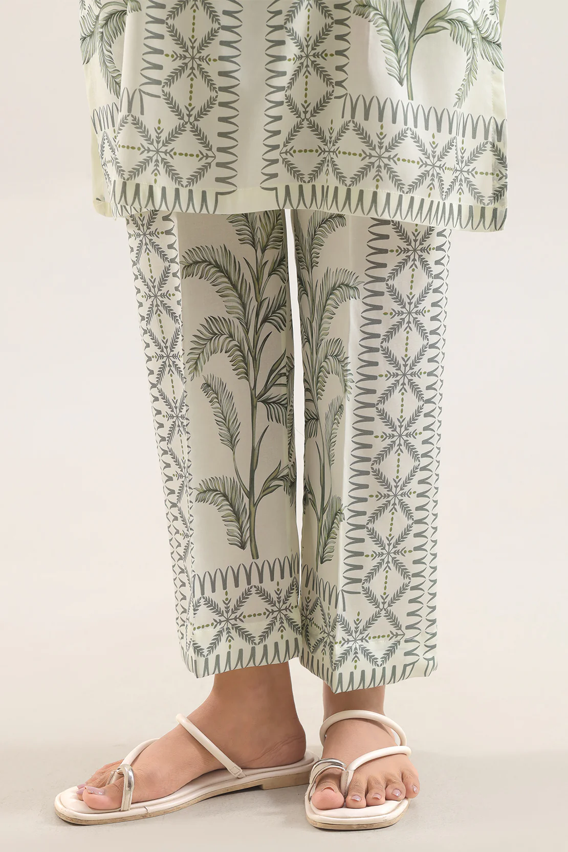Printed Silk Touch Stitched 2 Piece (Shirt/Trouser) - Image 6