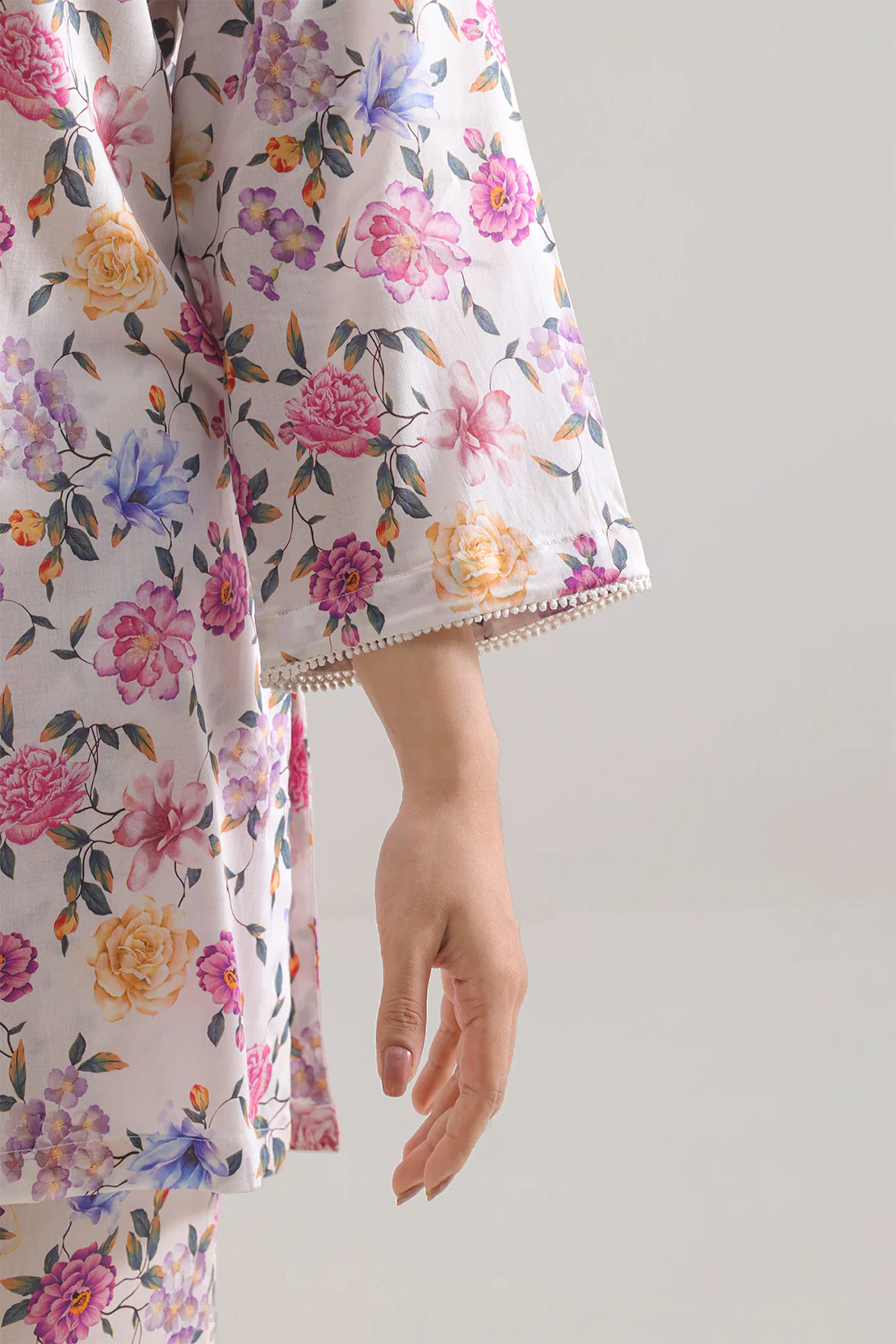 Printed Silk Touch Stitched 2 Piece (Shirt/Trouser) - Image 5