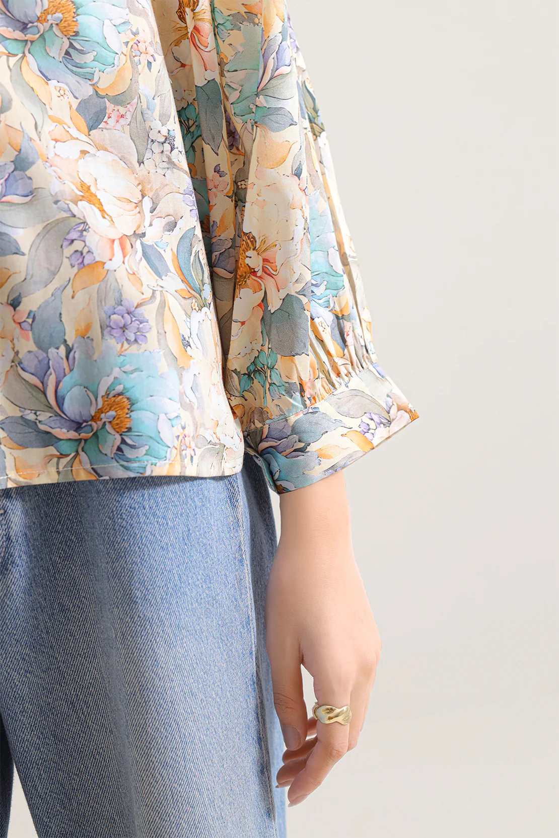 Printed Silk Touch Stitched Shirt - Image 4