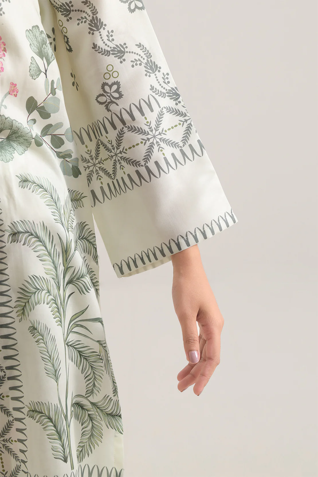 Printed Silk Touch Stitched Shirt - Image 5