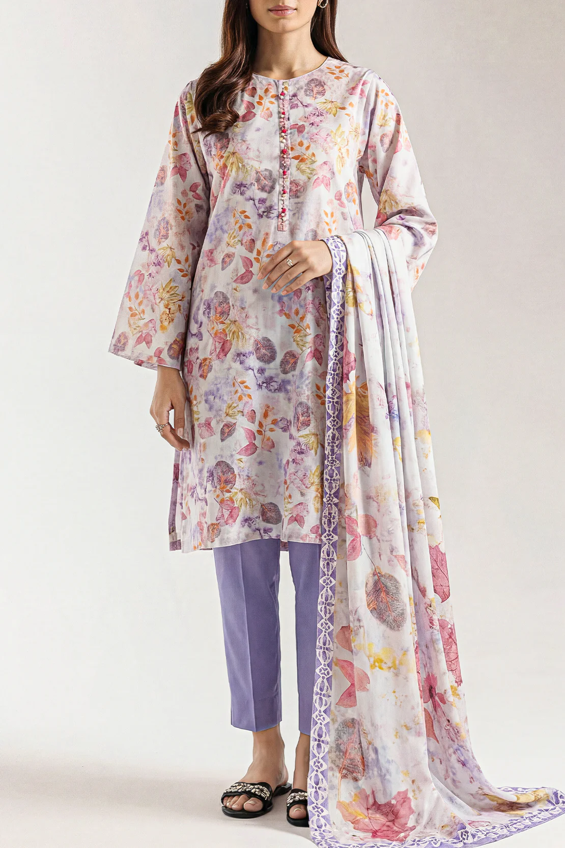 Printed Soft Touch Cotton Stitched 2 Piece (Shirt/Trouser)