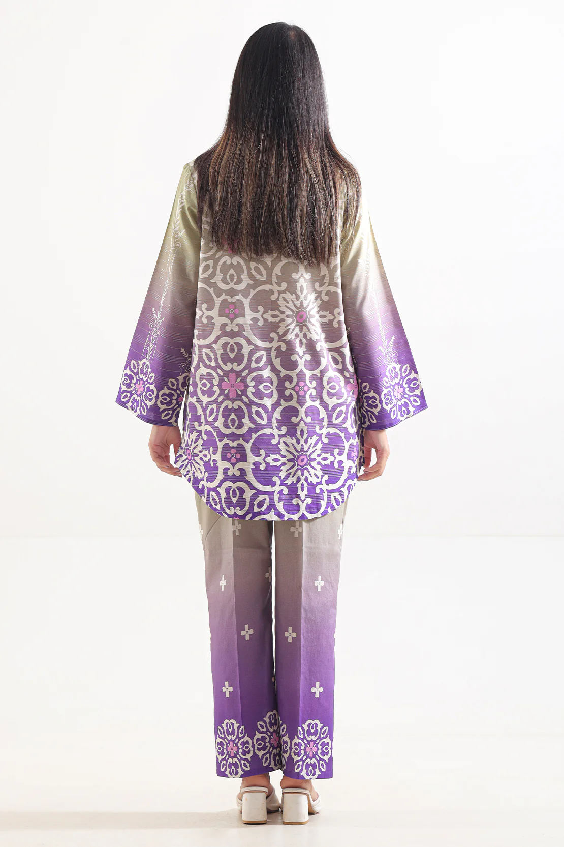 Printed Soft Touch Cotton Stitched 2 Piece (Shirt/Trouser) - Image 6