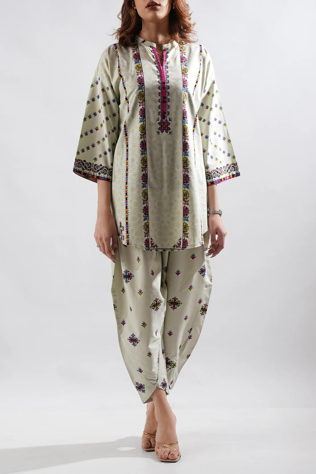 Printed Soft Touch Cotton Stitched Shirt