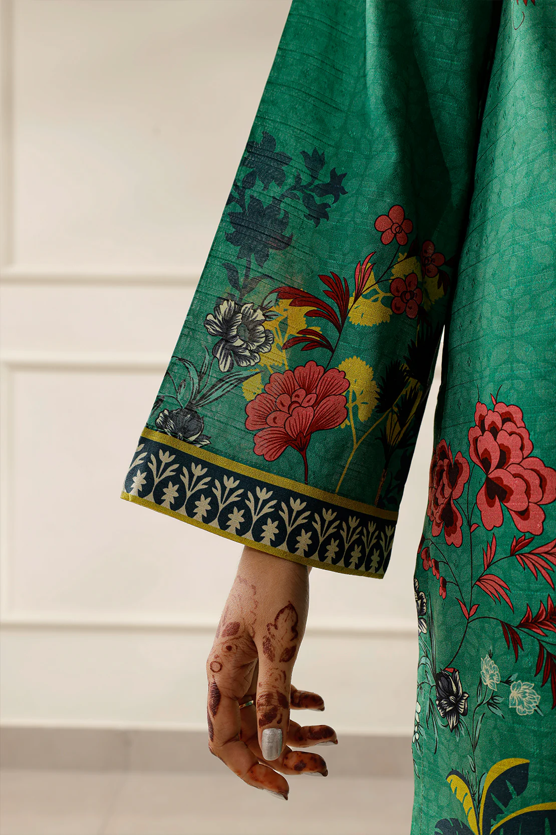 Printed Soft Touch Cotton Stitched Shirt - Image 6