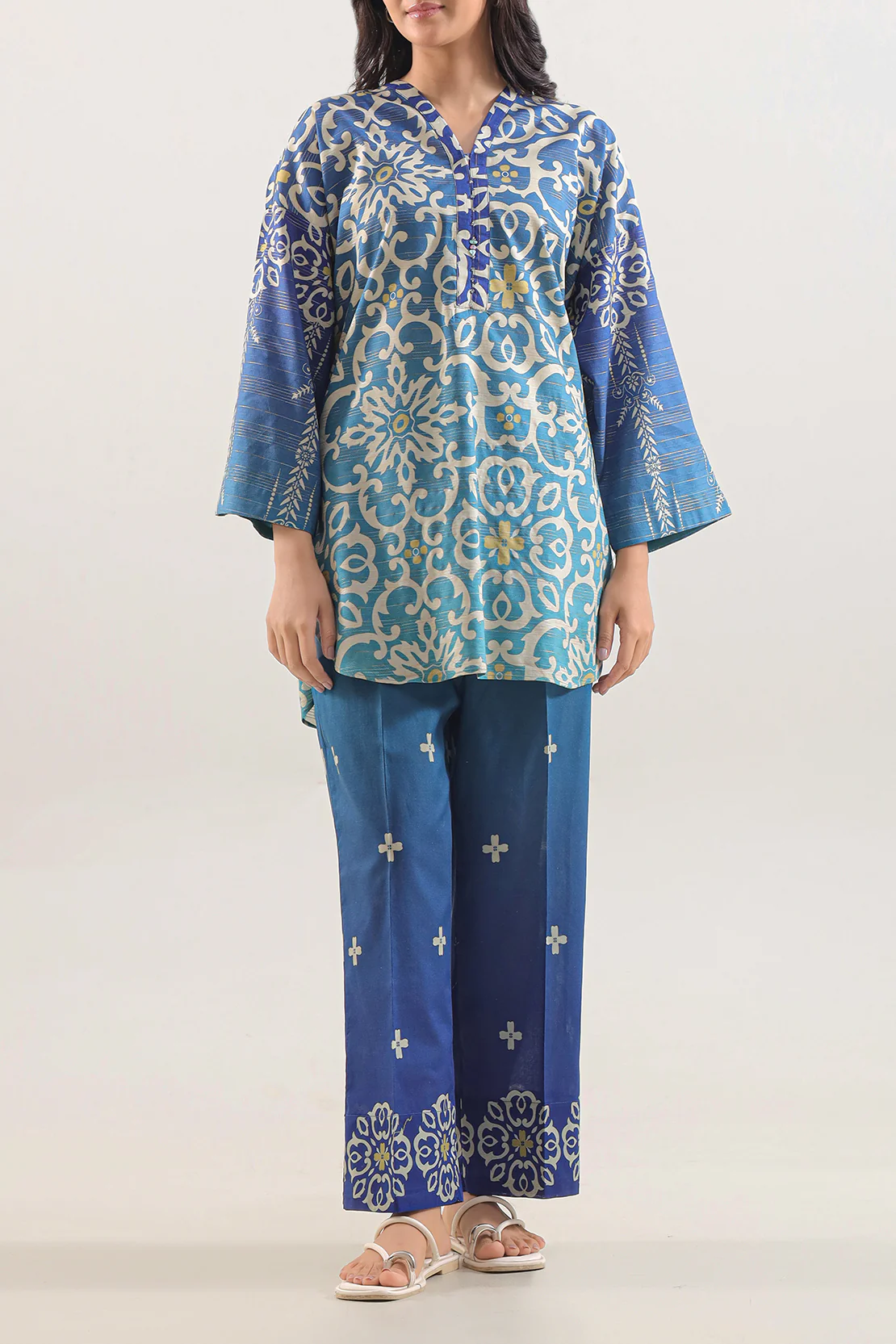 Printed Soft Touch Cotton Stitched Shirt