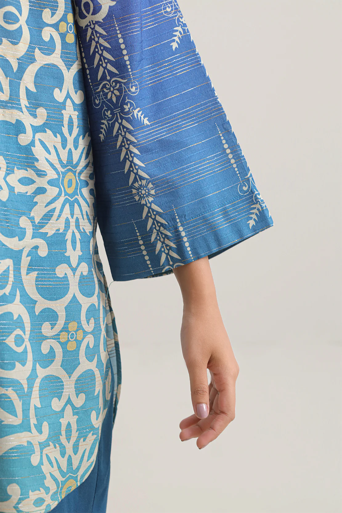 Printed Soft Touch Cotton Stitched Shirt - Image 4