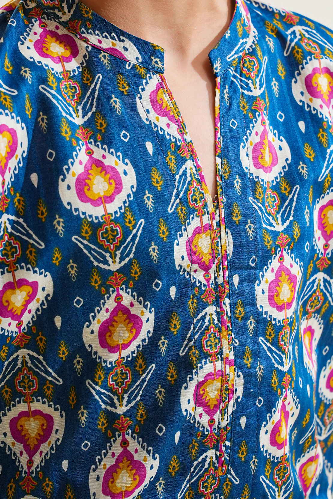Printed Strip Lawn Stitched 2 Piece (Shirt/Trouser) For Kids - Image 4