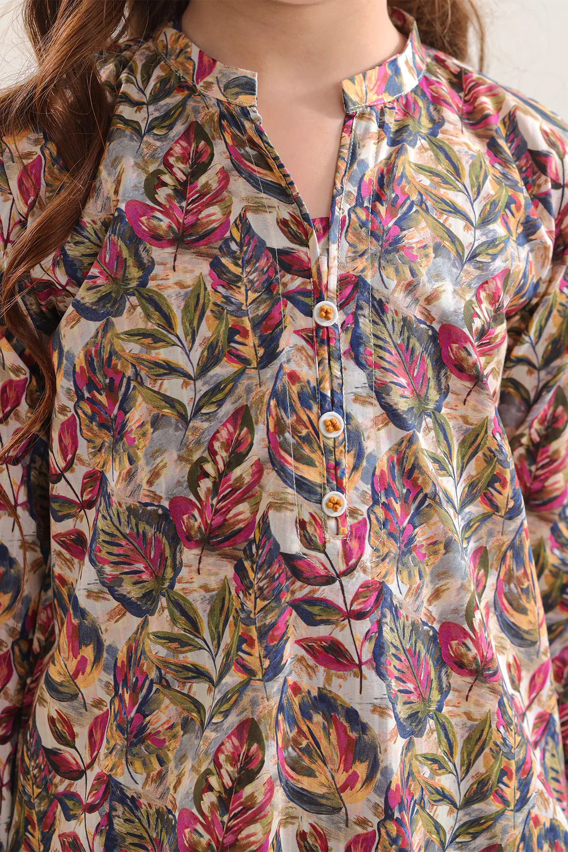Printed Strip Lawn Stitched 2 Piece (Shirt/Trouser) For Kids - Image 3