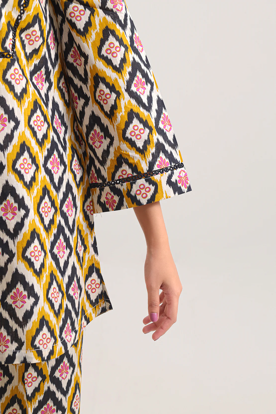Printed Strip Lawn Stitched 2 Piece (Shirt/Trouser) - Image 6