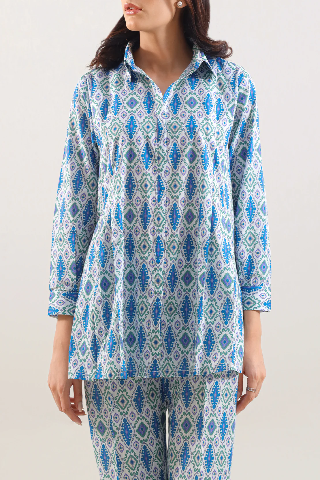 Printed Strip Lawn Stitched 2 Piece (Shirt/Trouser) - Image 3