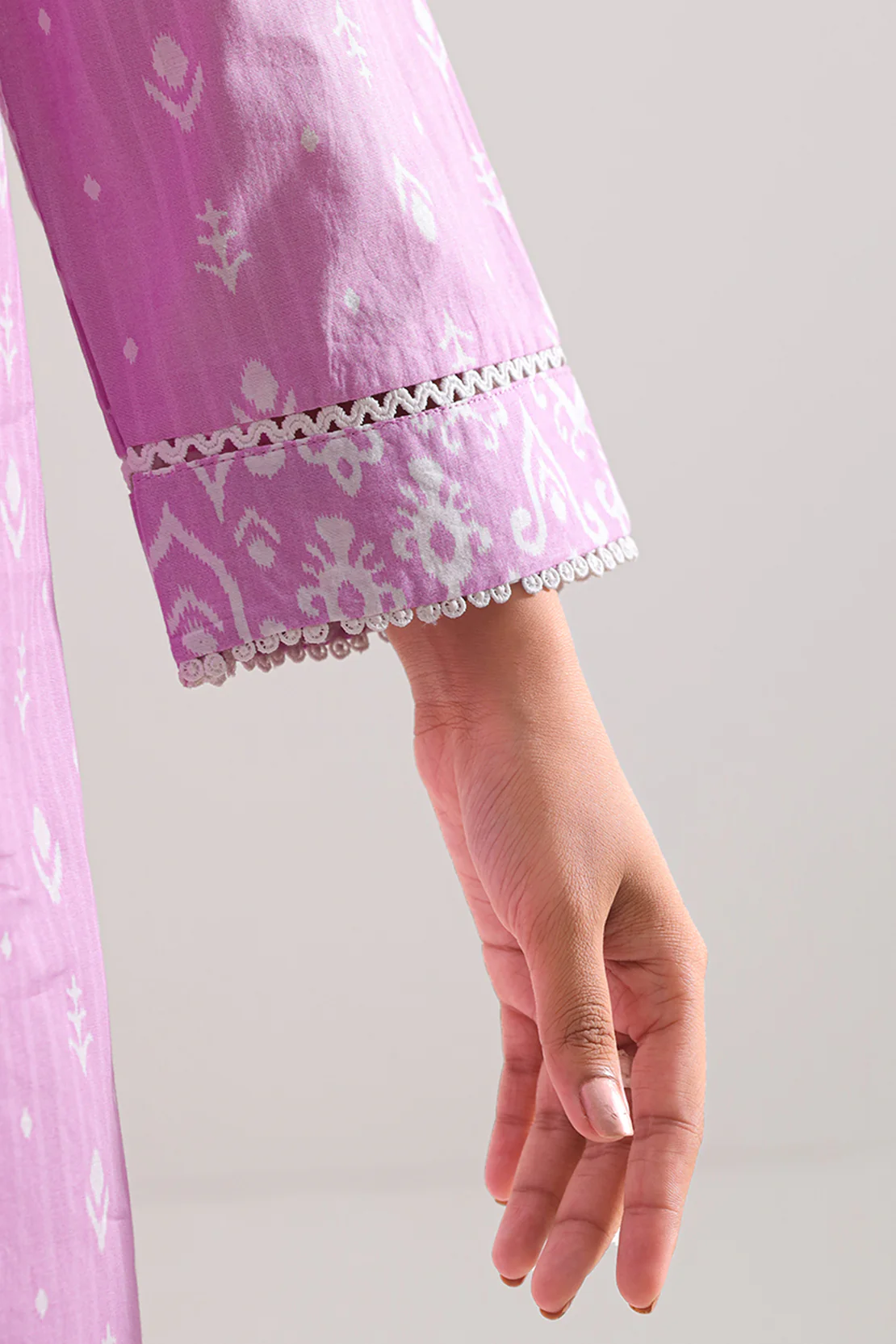 Printed Strip Lawn Stitched 2 Piece (Shirt/Trouser) - Image 4