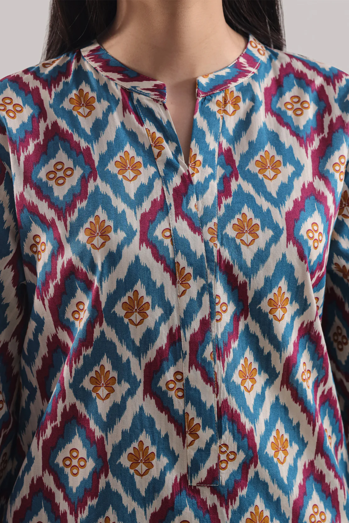 Printed Strip Lawn Stitched 2 Piece (Shirt/Trouser) - Image 4