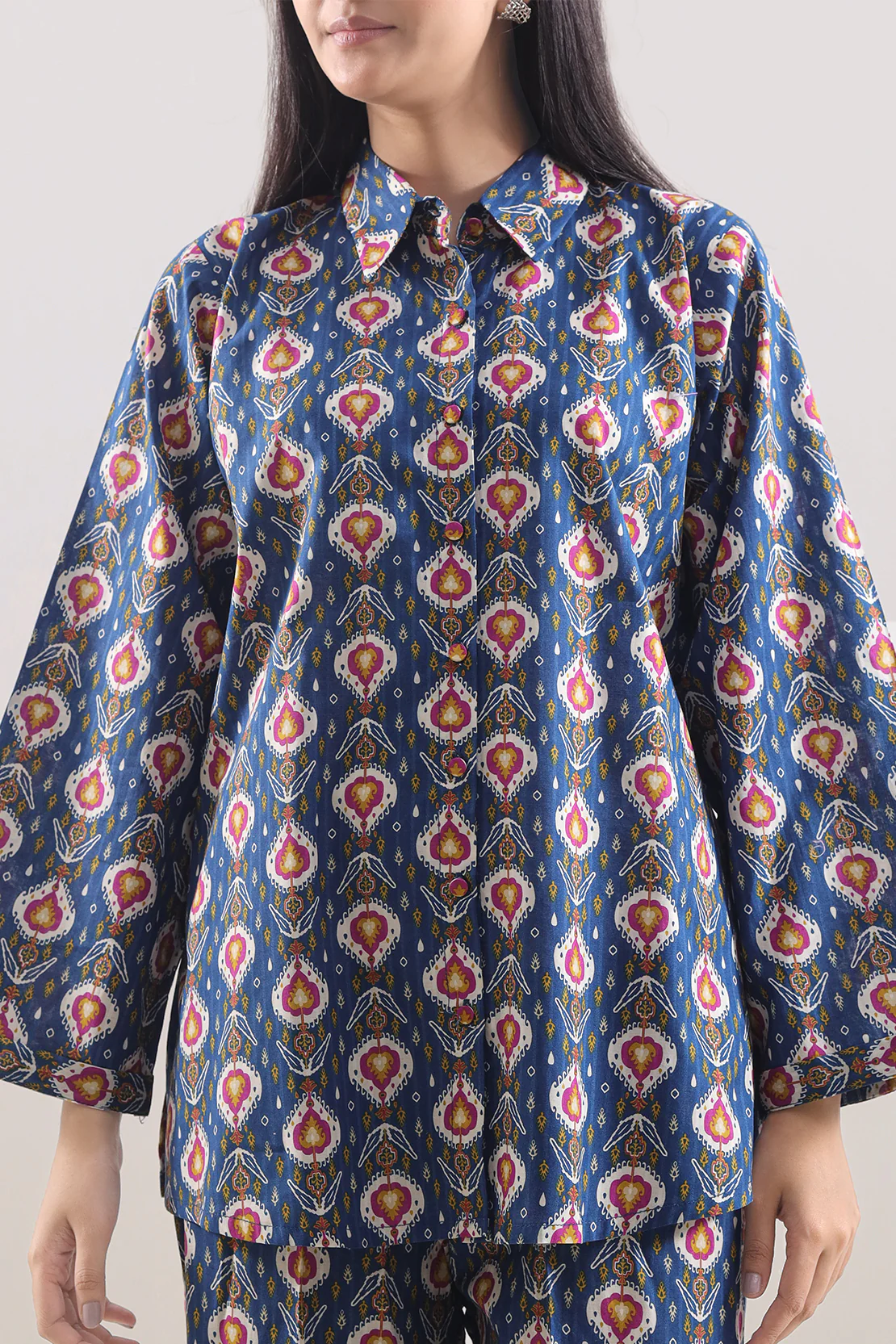 Printed Strip Lawn Stitched 2 Piece (Shirt/Trouser) - Image 2