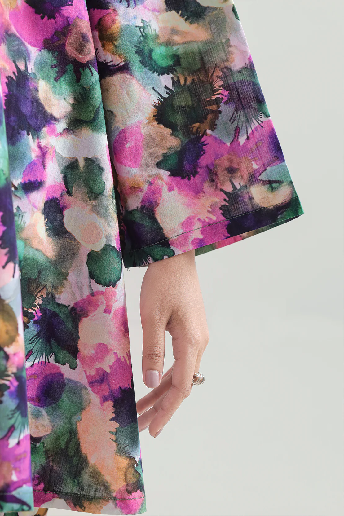 Printed Strip Lawn Stitched 2 Piece (Shirt/Trouser) - Image 4