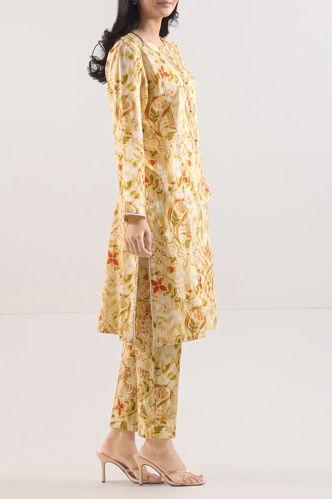 Printed Strip Lawn Stitched 2 Piece (Shirt/Trouser) - Image 3