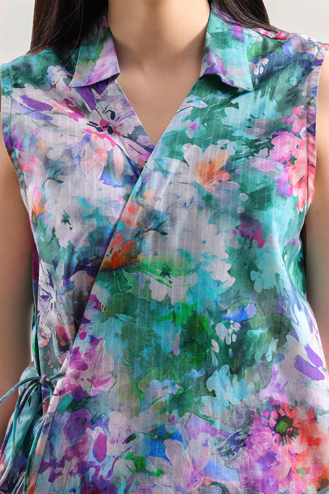 Printed Strip Lawn Stitched 2 Piece (Shirt/Trouser) - Image 3