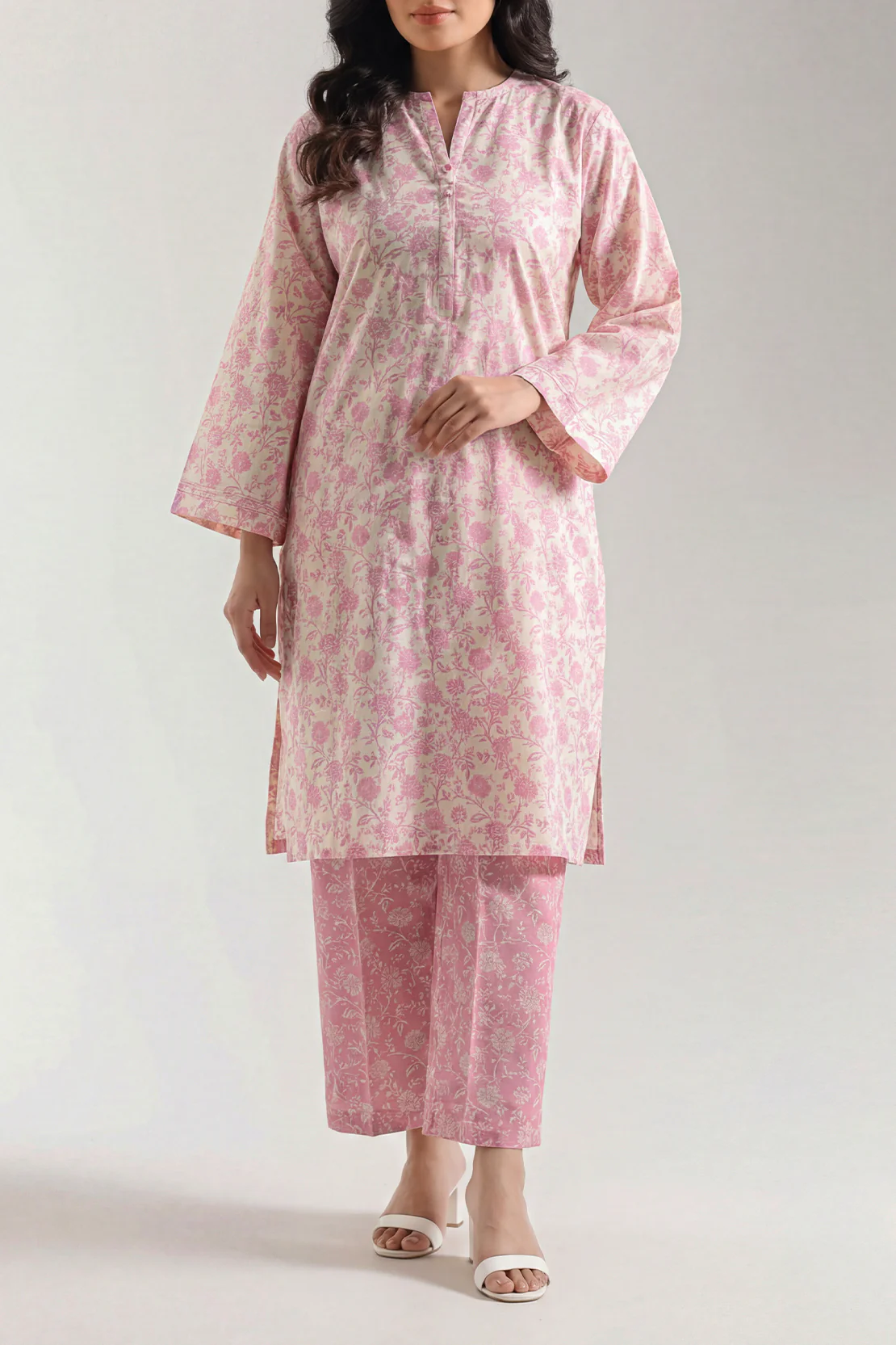 Printed Lawn Stitched 2 Piece (Shirt/Trouser) - Image 2
