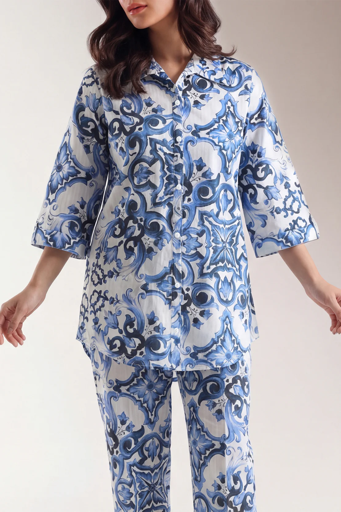 Printed Strip Lawn Stitched 2 Piece (Shirt/Trouser) - Image 3