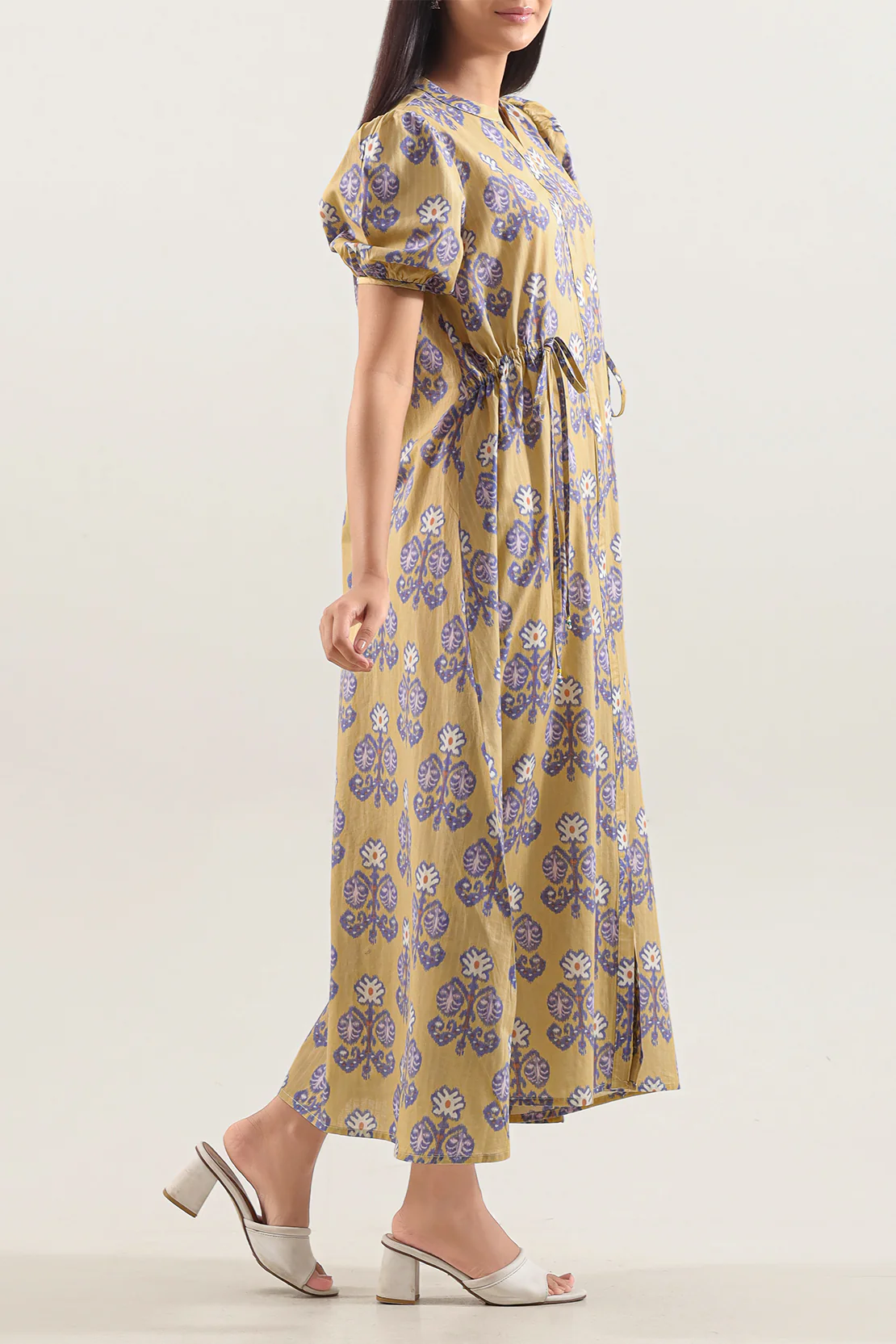 Printed Strip Lawn Stitched Shirt - Image 2