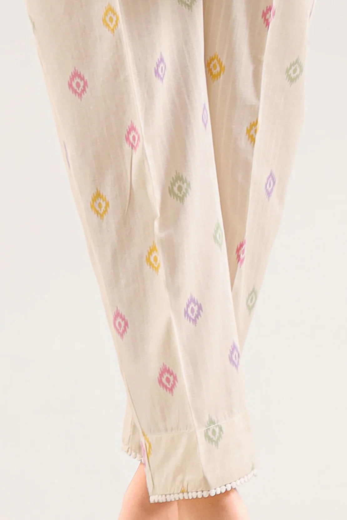 Printed Strip Lawn Stitched Shirt - Image 5