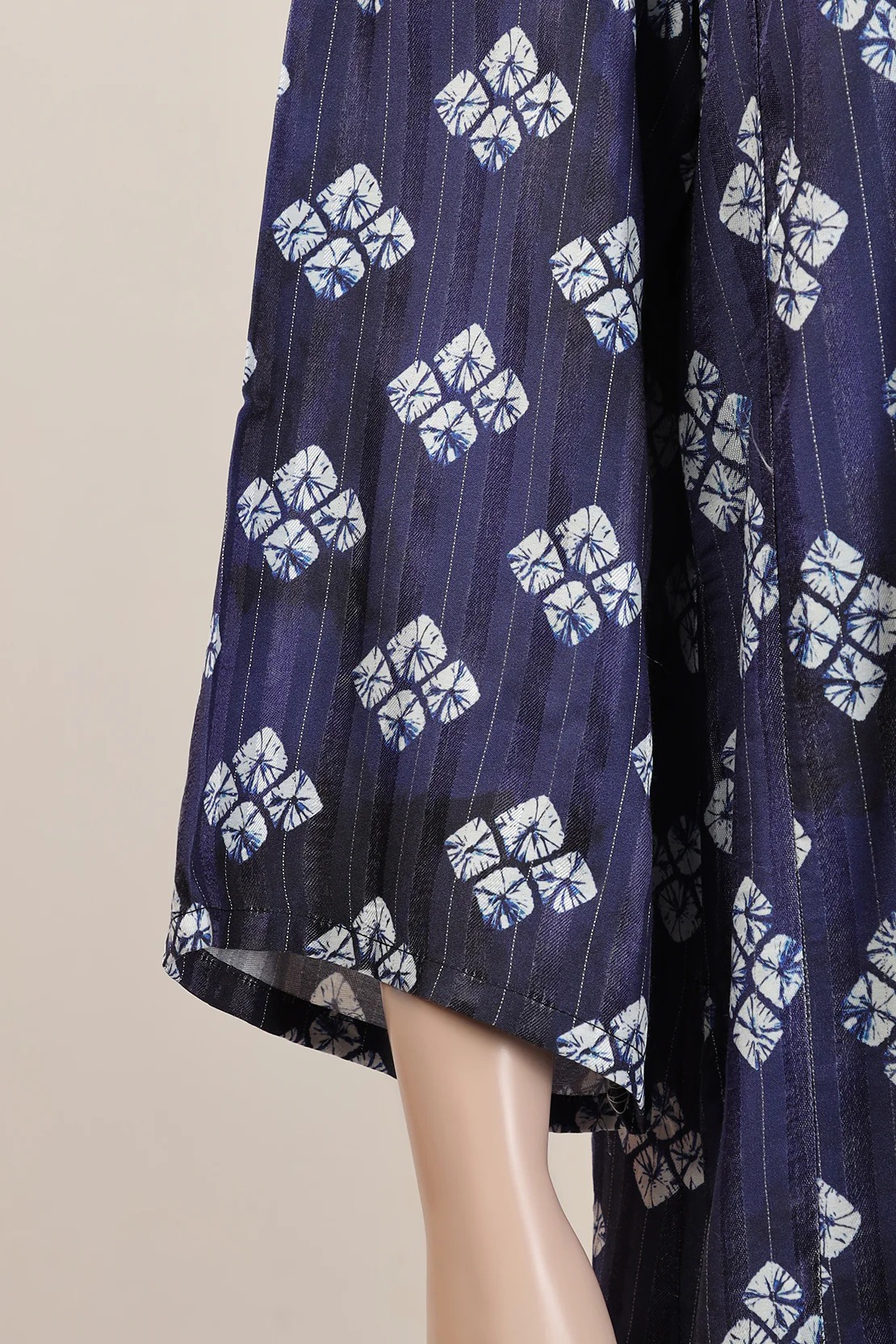 Printed Zari Silk Touch Stitched 2 Piece (Shirt/Trouser) - Image 4