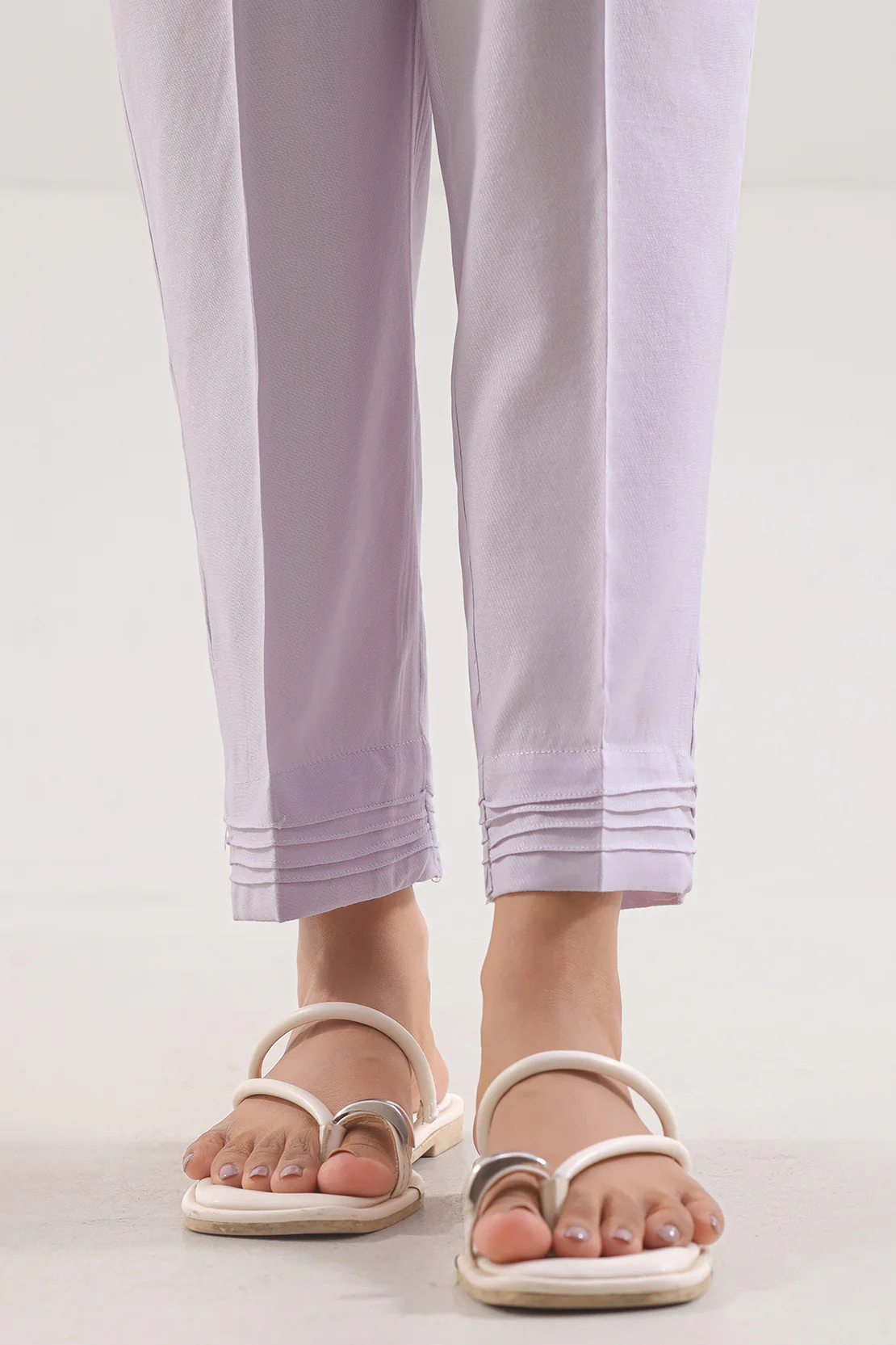 Cotton Jacquard Pants