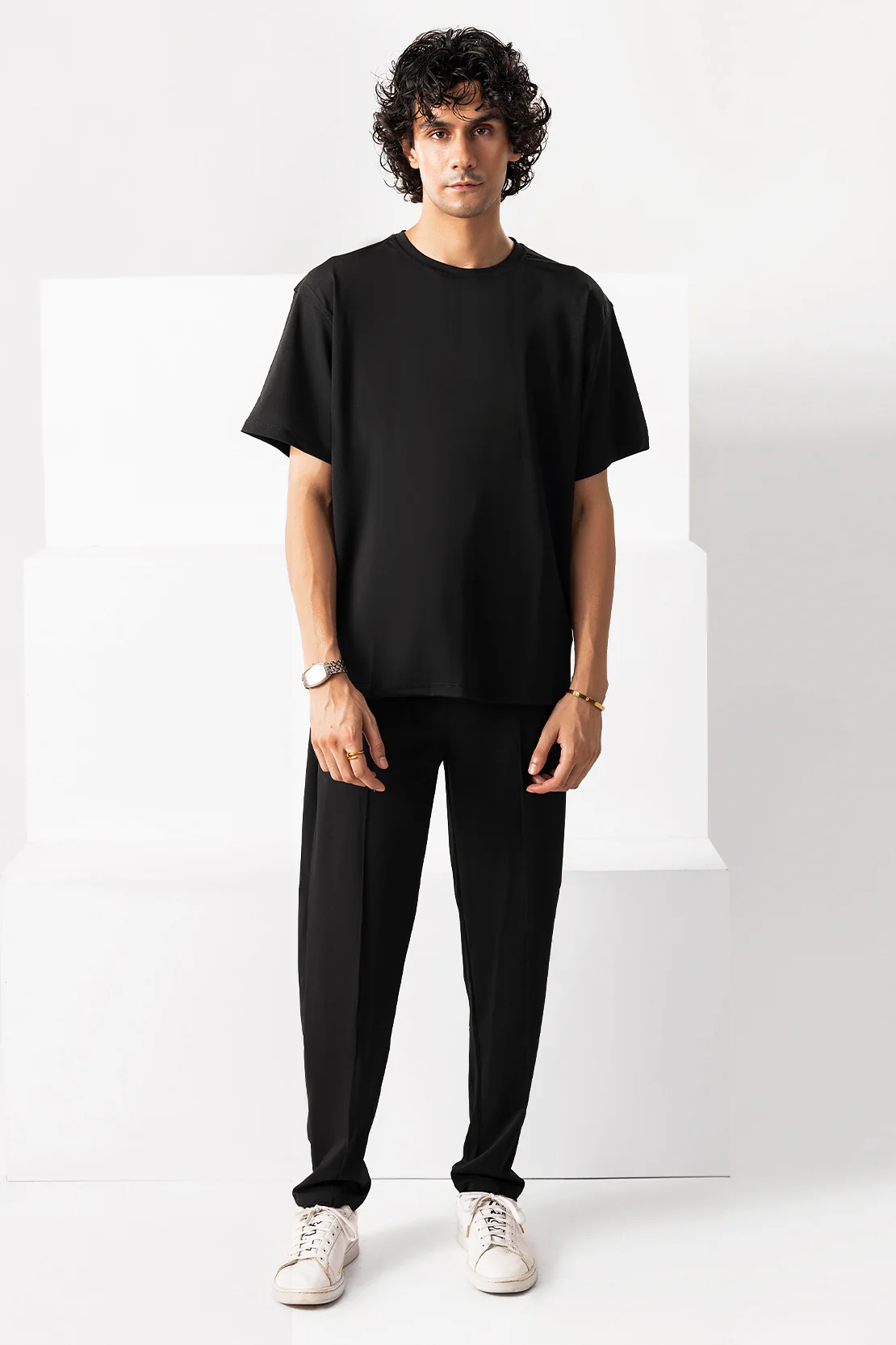 Relaxed Drawstring Trousers