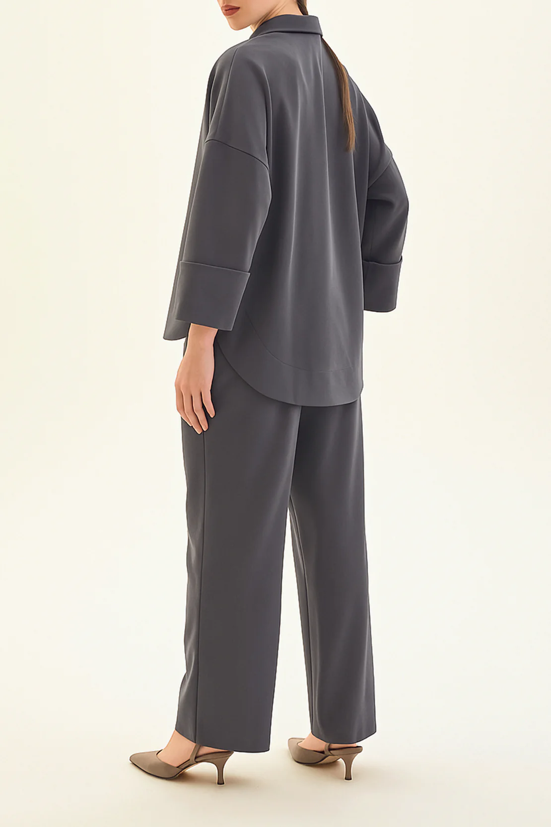 Relaxed Silky Co-Ord Set - Image 2