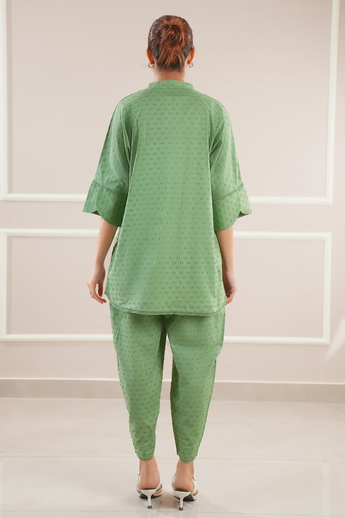 Reverse Jacquard Stitched 2 Piece (Shirt/Trouser) - Image 4