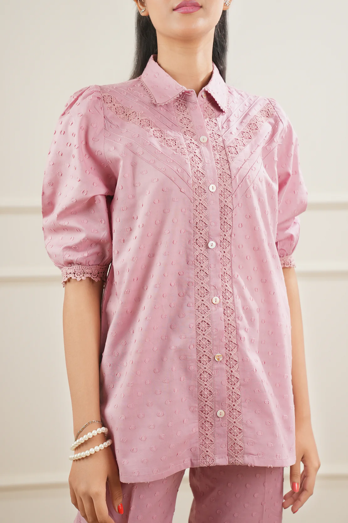 Reverse Jacquard Stitched 2 Piece (Shirt/Trouser) - Image 5