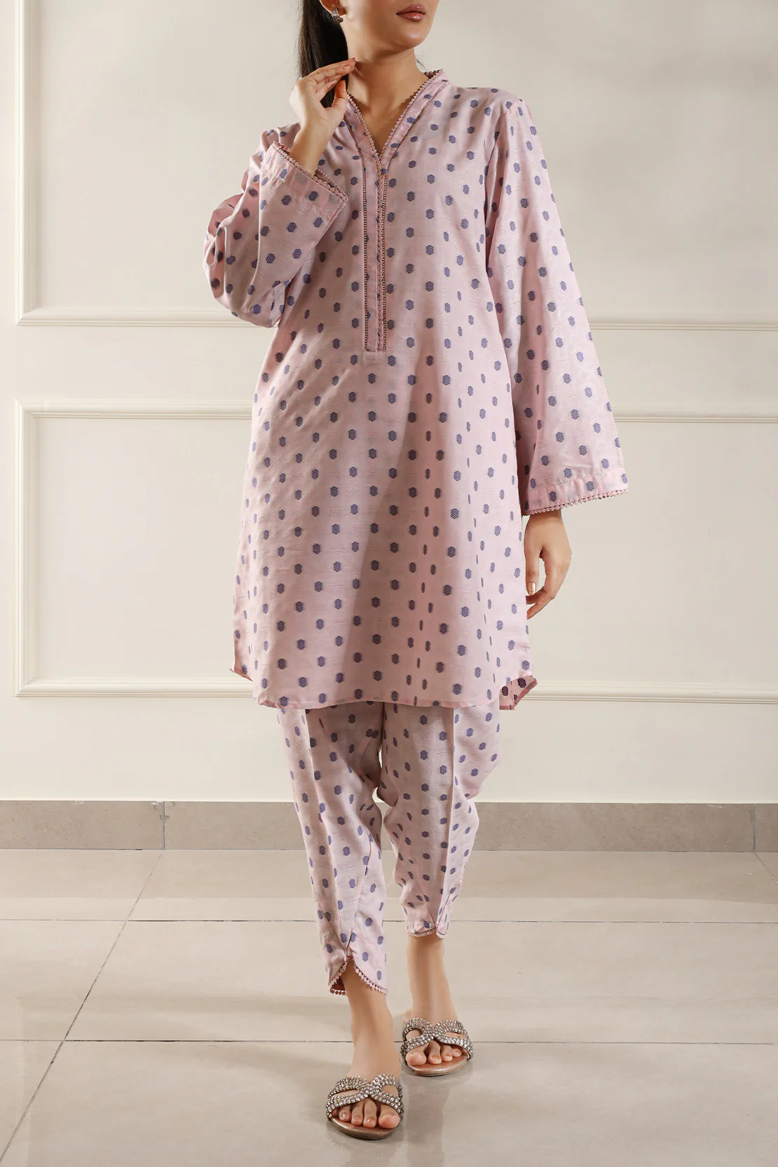 Reverse Jacquard Stitched Shirt - Image 2