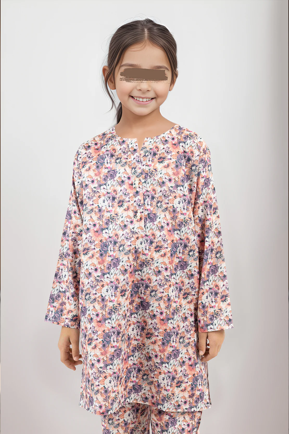 SAYA's Printed Cotton Dobby Stitched For Mom and Daughter - Image 5